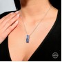 Колие с Кристали Сваровски/Swarovski Galaxy Sapphire
